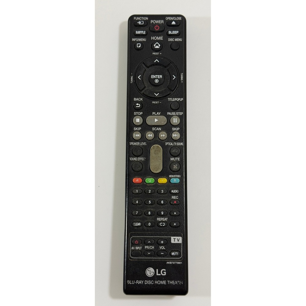 LG Remote Control Black AKB73775801 Blu-ray‎ Disc Home Theater OEM